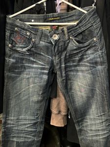 y2k playboy denim jeans        size S