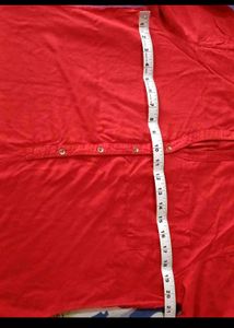 Stylish Red Button-Up Shirt