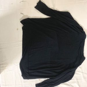 Chic Black Long Sleeve Shrug