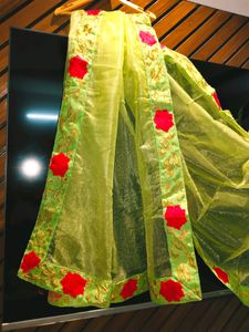 Fashionable Blouse Lehenga Dupatta