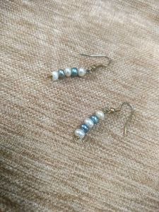 Pearl Necklace and Earring Set