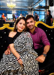 Stylish Zebra Print Saree