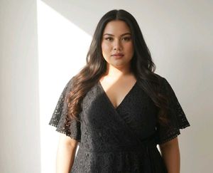 Elegant Black Lace Dress
