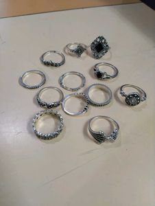 Vembly Vintage Ring Set (12 Pcs) – New