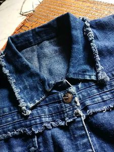 Classic Blue Denim Jacket for girls