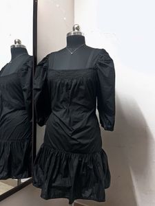 H&M Black cotton Dress