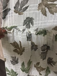 Elegant Leaf Print Maxi Dress