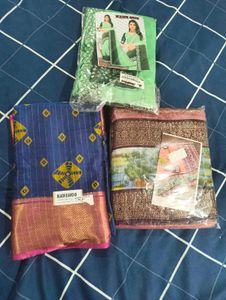 Beautiful Saree Collection - Set of 3 New sarees