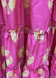 Pink &amp; Yellow Tiered Maxi Dress