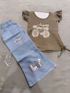 New Cute Girls Outfit - Top & Pants