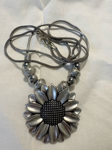 Sunflower Pendant Necklace