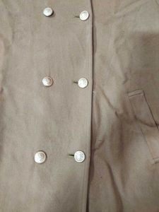 Vintage Suede Trench Coat