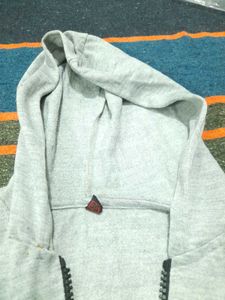 Gray Zip-Up Hoodie