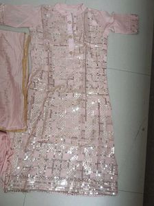 silk suit set with dupatta