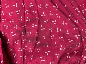 Muslin pink kurti