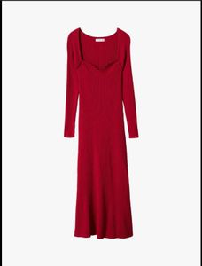 Mango Ribbed Dress
