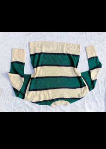 H&amp;M Chic Striped Knit Sweater