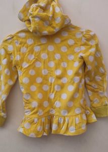 Yellow Polka Dot Hoodie