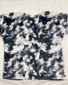 Aesthetic Butterfly Crop Top