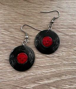 Vinyl Record Earrings