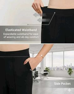 Chic Black Wide Leg Pants