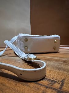 Elegant White First Copy Lady Dior Handbag