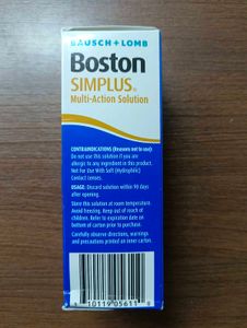 RGP LENS sol. - Boston Simplus Multi-Action So