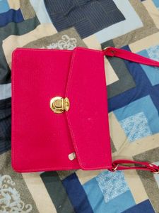 Sling Bag Baby Pink Colour