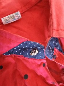 Red Shirt For Boys 2-4years