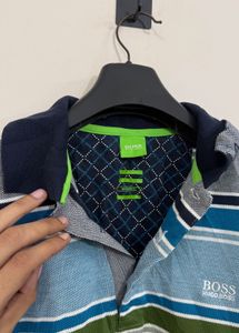BOSS Hugo Striped Polo Shir