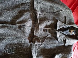 Stylish Gray Belted Coat