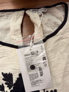 Cream Embroidered Blouse