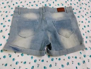 denim shorts