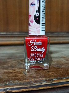 Huda Beauty Long Stay Nail Polish - Red
