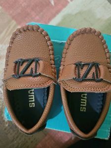 Toddler Brown leather Loafers shoes