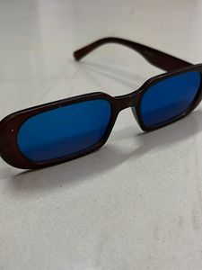 Retro Blue Lens Sunglasses