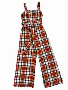 Tartan Check Jumpsuit