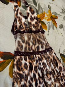 Chic Leopard Print Maxi Dress