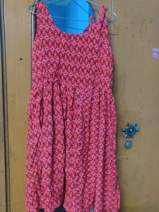 Boho Red Dress