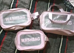 pack of 3 Cosmetic Travel Bag Set