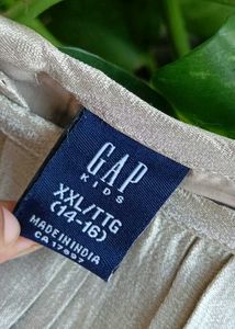 Gap shimmering Silver Sleeveless Dress