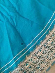 Blue Anarkali Kurta Set
