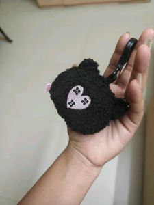Cute Black Cat Keychain Charm