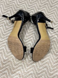 Elegant Black Strappy Heels