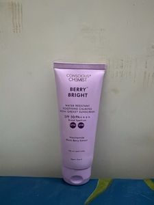 Conscious Chemist Berry Bright Sunscreen SPF 50