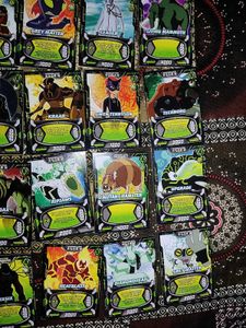 Ben 10 official ccg cards dtg licenced prints seri