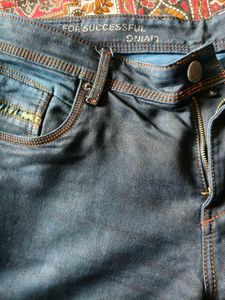 Men's Dark Blue Slim Fit Jeans