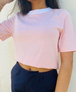 Calvin Klein Pink Cropped T-Shirt