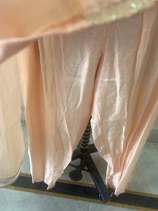 Peach Embroidered Kurta Set with Dupatta