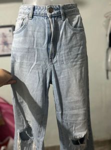 Long Straight Fit Denim